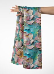 Petal flower style with pink,green colors - Image 3