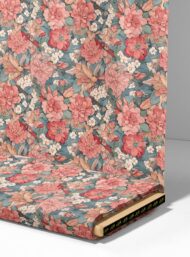 Bloom flower style with pink,green colors - Image 4