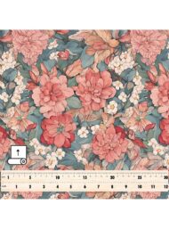 Bloom flower style with pink,green colors - Image 5