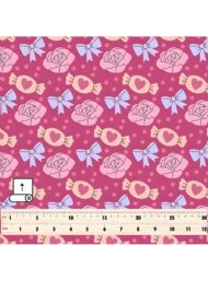 Rose flower style with pink,blue colors - Image 5