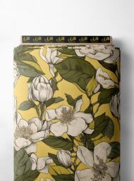 Petal flower style with white,green colors