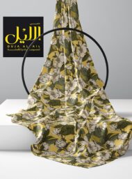 Petal flower style with white,green colors - Image 2