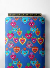 Heart others style with blue,pink colors