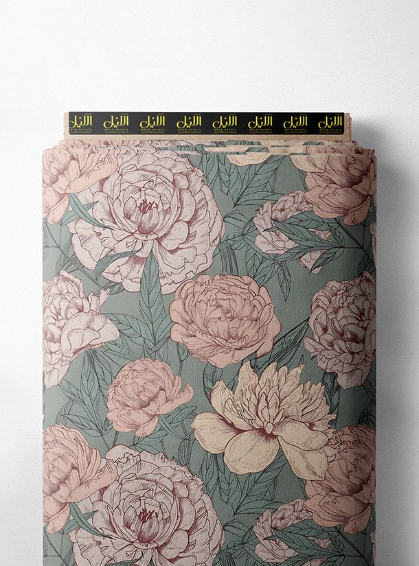 LAI01-2383_1.jpg Bloom flower style with pink,green colors - Image 1