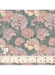 Bloom flower style with pink,green colors - Image 5