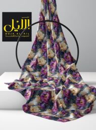 Petal flower style with purple,white colors - Image 2