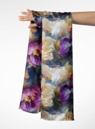 Petal flower style with purple,white colors - Image 3