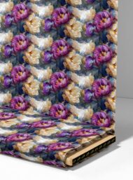 Petal flower style with purple,white colors - Image 4