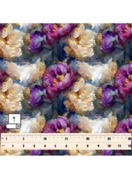 Petal flower style with purple,white colors - Image 5