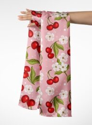 Cherry flower style with red,white colors - Image 3