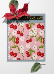 Cherry flower style with red,white colors - Image 6