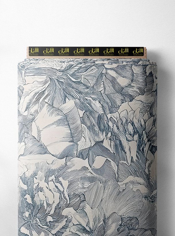 LAI01-2390_1.jpg Petal flower style with blue, white colors - Image 1