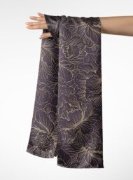 Bloom flower style with brown,grey colors - Image 3