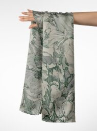 Petal flower style with green,grey colors - Image 3