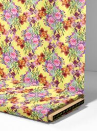 Rose flower style with pink,green colors - Image 4