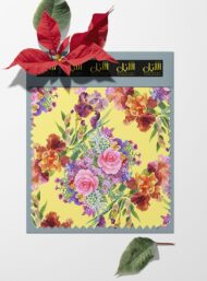 Rose flower style with pink,green colors - Image 6