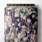 Petal flower style with pink,green colors