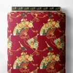 Fan flower style with red,yellow colors