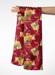 Fan flower style with red,yellow colors - Image 3