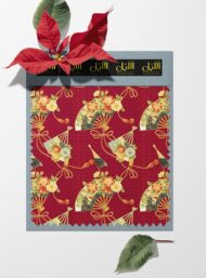 Fan flower style with red,yellow colors - Image 6