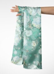 Petal flower style with white,green colors - Image 3