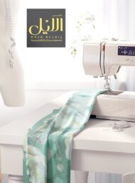 Petal flower style with white,green colors - Image 7