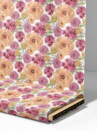 Bloom flower style with pink,yellow colors - Image 4