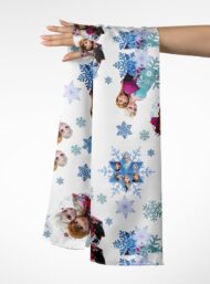 Snowflake others style with blue,white colors - Image 3