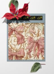 Bow flower style with pink,white colors - Image 6