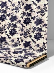 Bloom flower style with black,white colors - Image 4