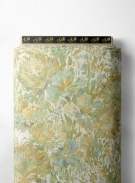 Bloom flower style with yellow,green colors