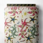 Starfish ocean and sky style with red,green colors