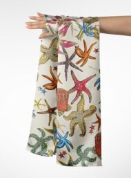 Starfish ocean and sky style with red,green colors - Image 3