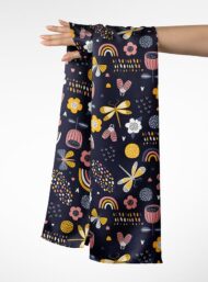 Rainbow flower style with pink,yellow colors - Image 3