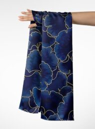 Bloom flower style with blue, yellow colors - Image 3