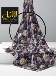 Petal flower style with purple,white colors - Image 2