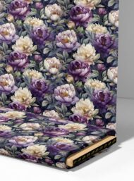 Petal flower style with purple,white colors - Image 4