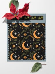 Moon nature style with black,orange colors - Image 6