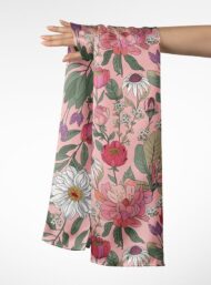 Petal flower style with pink,green colors - Image 3