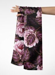 Leaf flower style with pink,green colors - Image 3