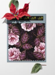 Leaf flower style with pink,green colors - Image 6