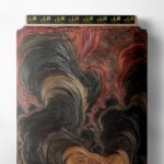 Smoke abstract style with black,brown colors