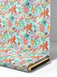 Shell ocean and sky style with red,blue colors - Image 4