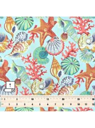 Shell ocean and sky style with red,blue colors - Image 5