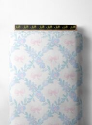 Leaf flower style with pink,blue colors