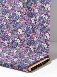 Bloom flower style with purple,green colors - Image 4