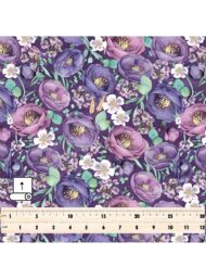 Bloom flower style with purple,green colors - Image 5