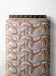 Flow abstract style with brown,pink colors