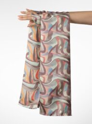 Flow abstract style with brown,pink colors - Image 3