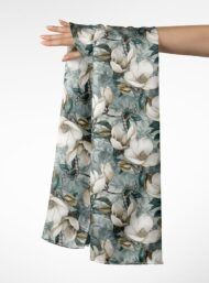 Petal flower style with white,grey colors - Image 3